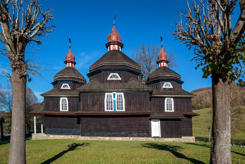 Potoky, drevený kostol svätej Paraskievy,